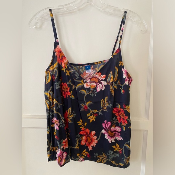 Old Navy V-Neck Satin Cami Top for Women, Multi-Floral, size M - Picture 1 of 2